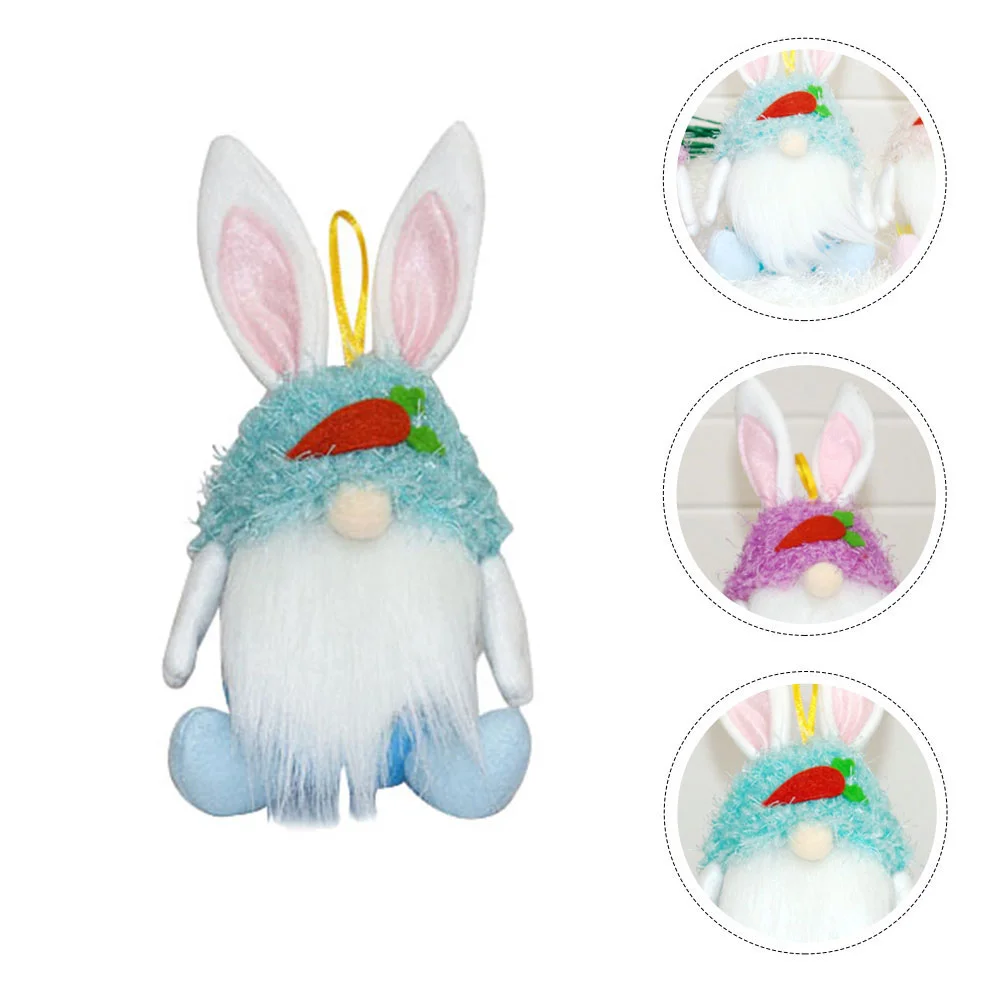 

3pcs Party Ornament Gnome Rabbit Candy Storage Box )