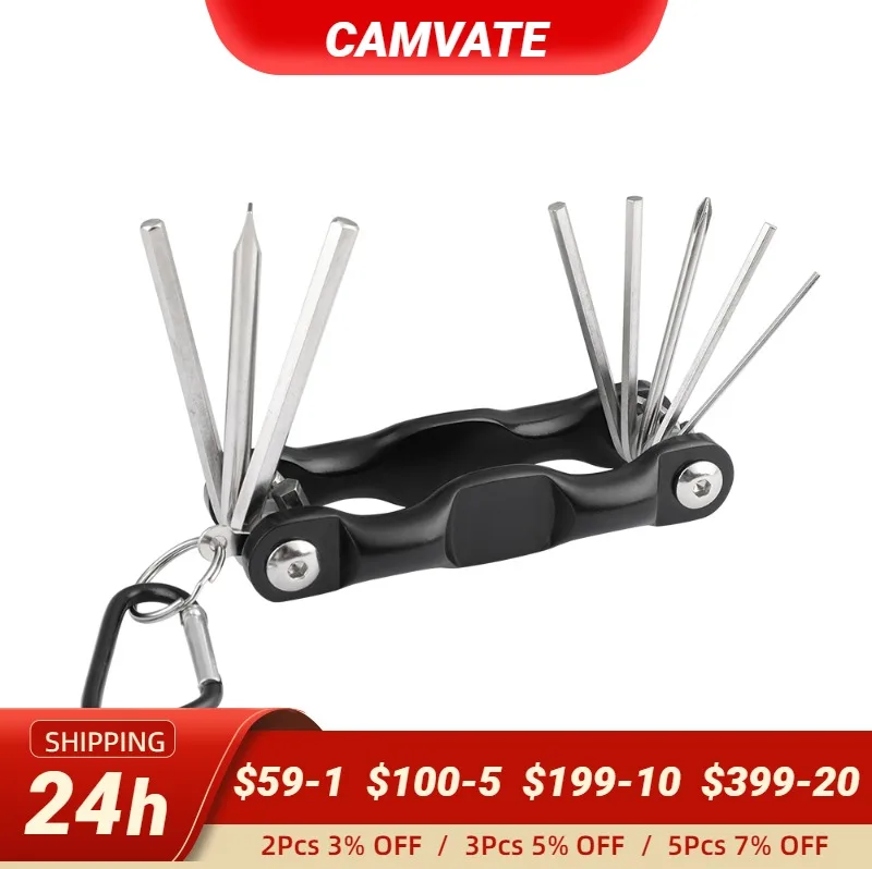 CAMVATE многофункциональный 8 в 1 шестигранный гаечный ключ Набор отверток