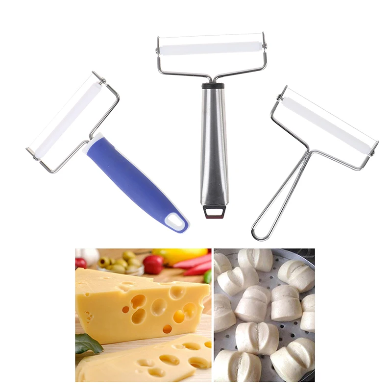 

1Pc Stainless Steel Cheese Scraper Manual Cheese Slicer Butter Wire Scraper Cutter Easy Clean Peeler Wired Kitchen Dessert Tool