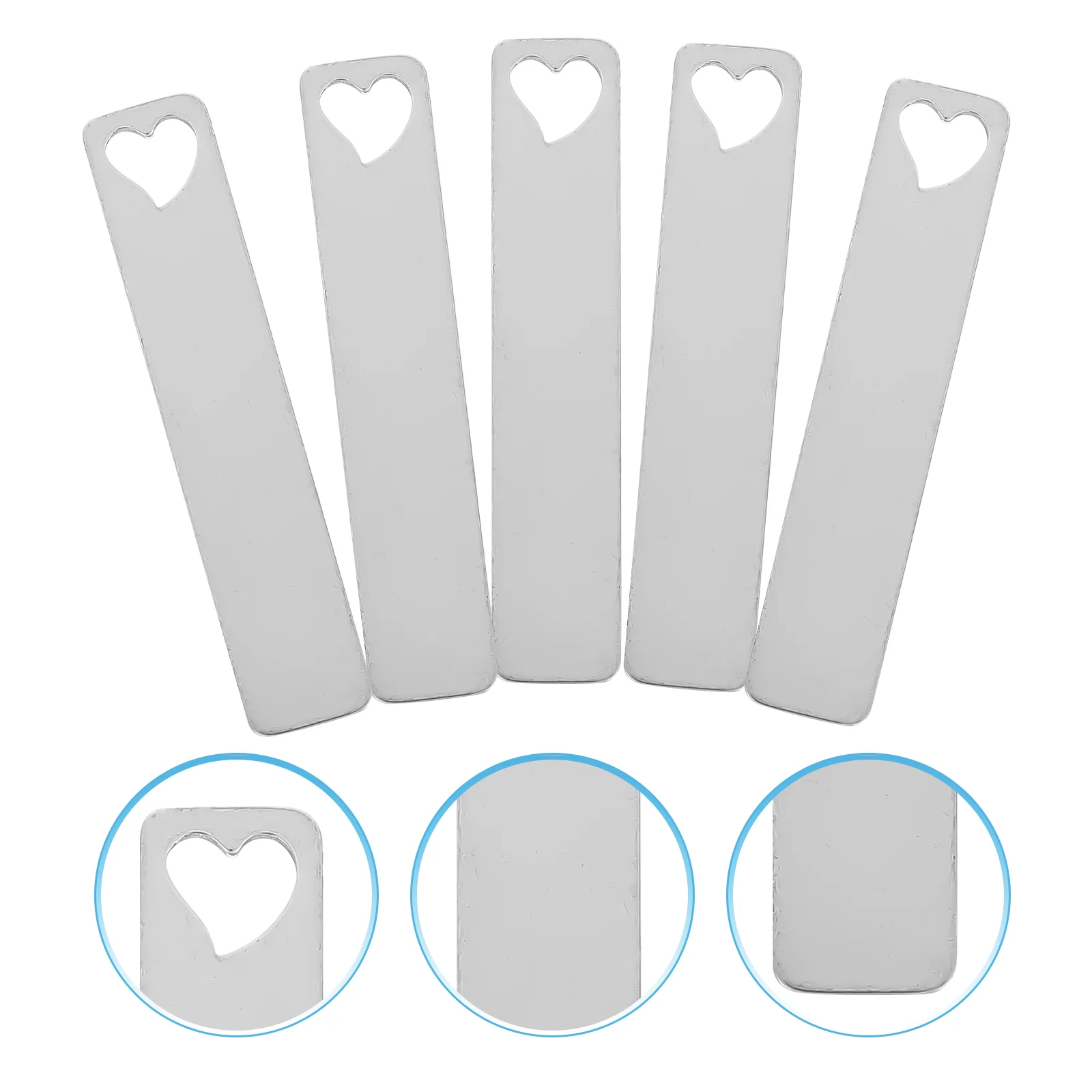 

Earrings DIY Rectangular Pendants Accessories Tag Material Blank Bar Charm