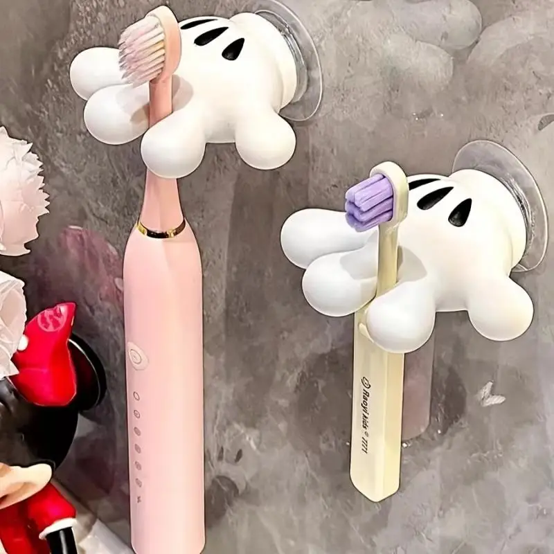 Простой держатель для зубных щеток Disney Mickey 1 шт. настенный без перфорации в форме
