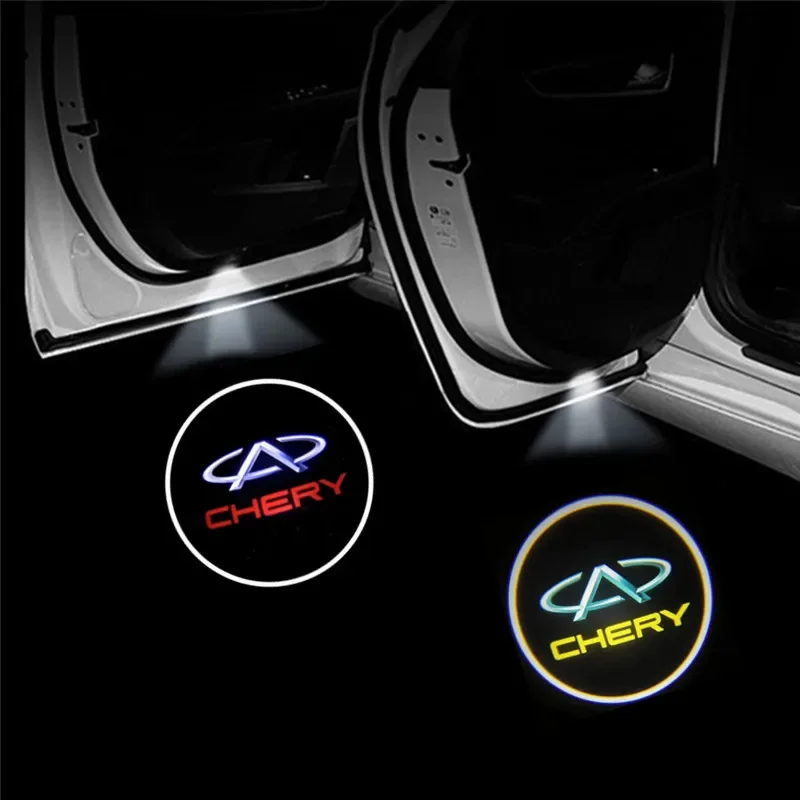 2 шт. Стайлинг автомобиля светодиодное украшение для двери беспроводной