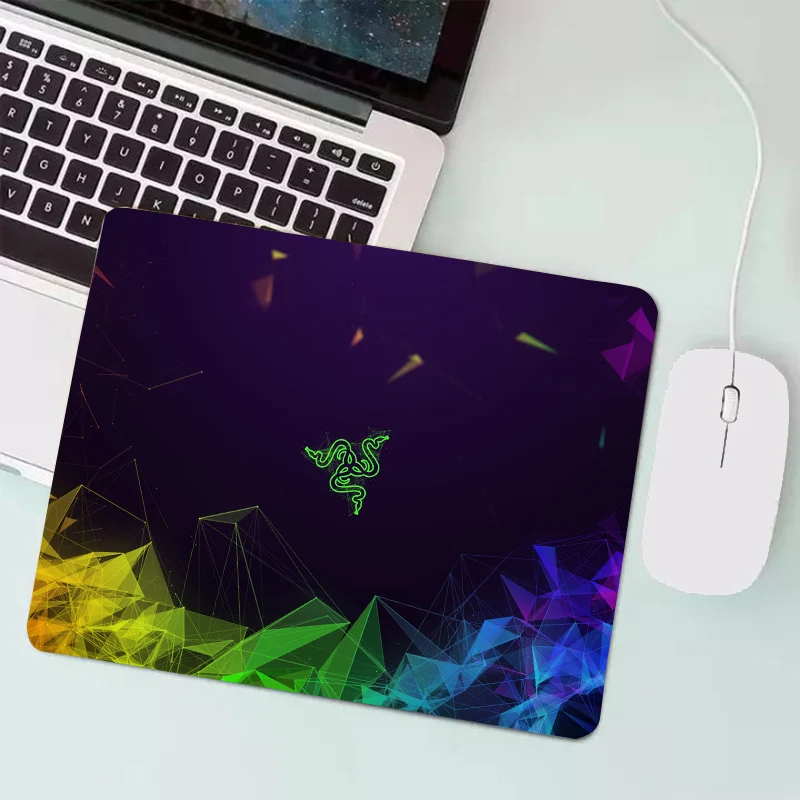 

Коврик для мыши Razer, маленький коврик для мыши Asus Rog, игровой коврик Hyperx, коврик для мыши, офисный ковер, черный коврик для мыши, табличка, цвет розовый