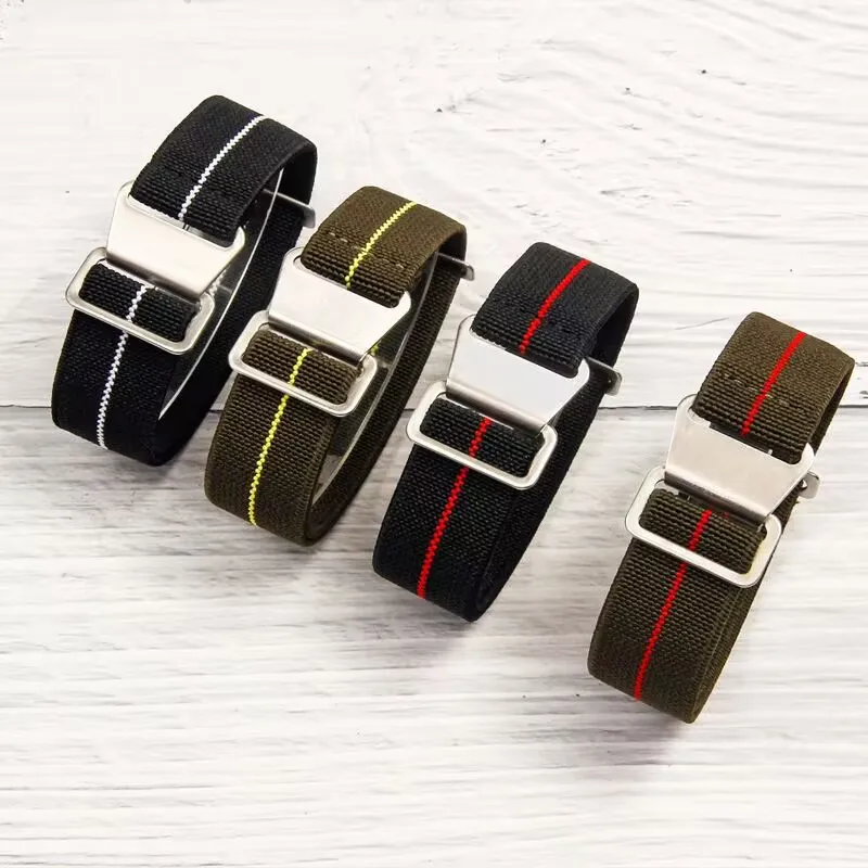 

18mm 20mm 22mm Nylon Sport Strap Applicable for Huawei Watch 2 Classic Military Striped Replacement Watch Bands 007, James Bond.