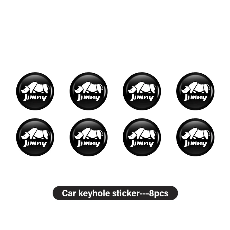 

8 шт., наклейка на замочную скважину на дверь автомобиля, защита от блокировки, наклейка для Suzuki Jimny jb64 jb74 jb43 jb53 jb32