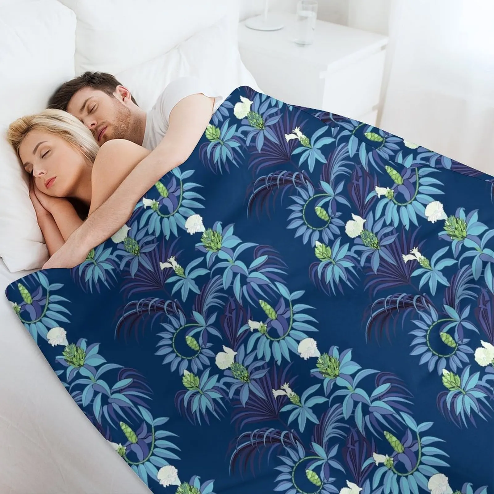 Жардин Exotique (глубокий океан) плед одеяло теплые зимние летние постельные