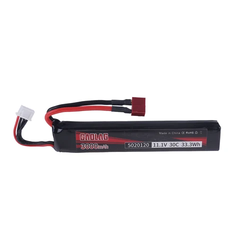 Аккумулятор LiPo 3S 11.1V 3000mAh 30C для Airsoft