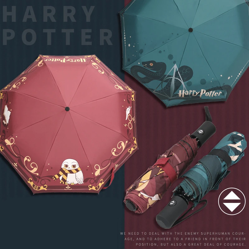 

Harry Potter Gryffindor Slytherin Hermione Granger Ron Weasley Dumbledore Cosplay Umbrella Teens Sunshade Bumbershoot Prop Gifts