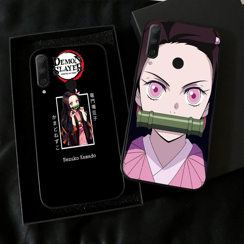 

Anime Kamado Nezuko Phone Case For Huawei Honor 9X 8X Pro For Honor 10X Lite Soft TPU Back Liquid Silicon Carcasa