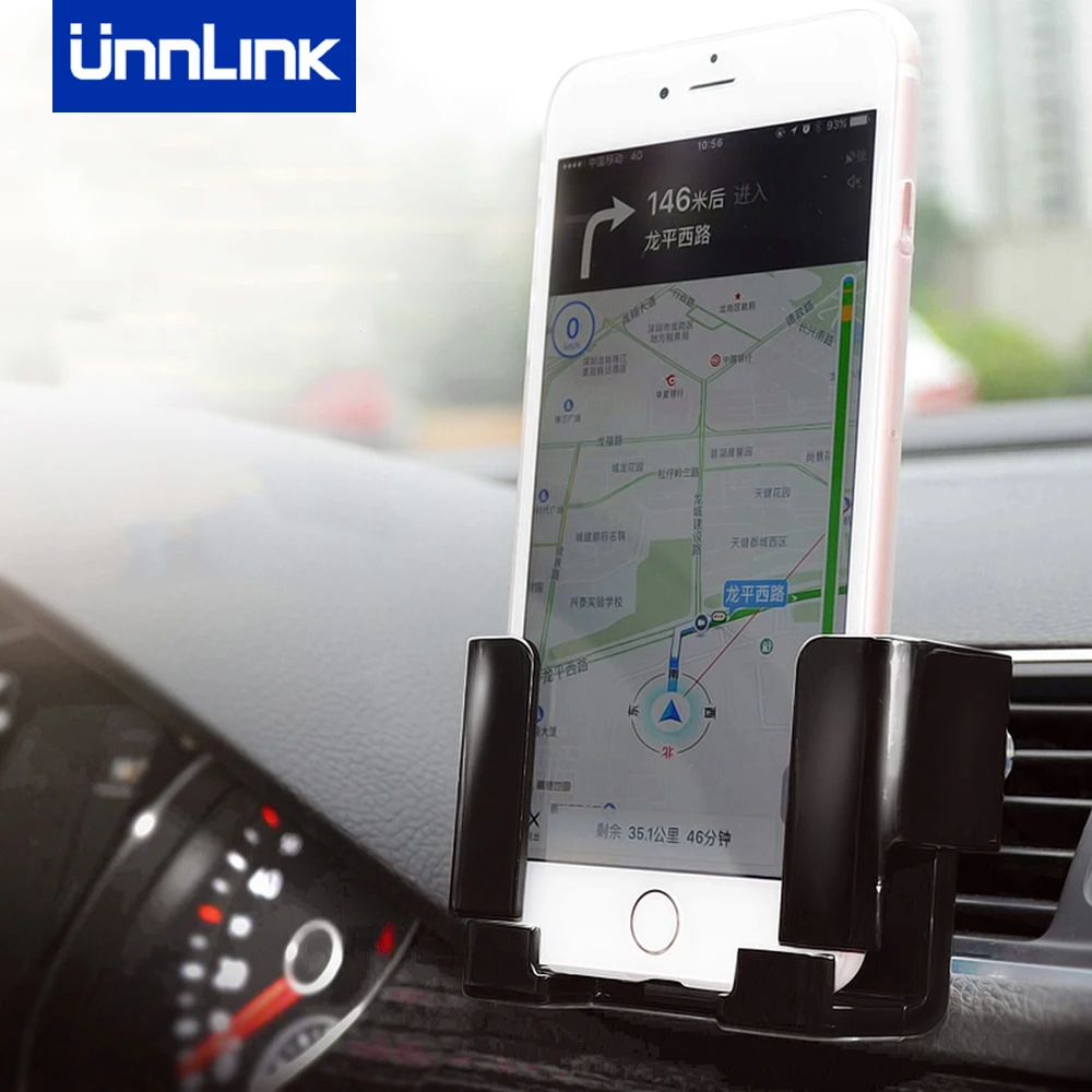 

Unnlink Car Phone Holder For IPhone 12 11 Pro Xiaomi Huawei for 4.7-6.44 Inch phone