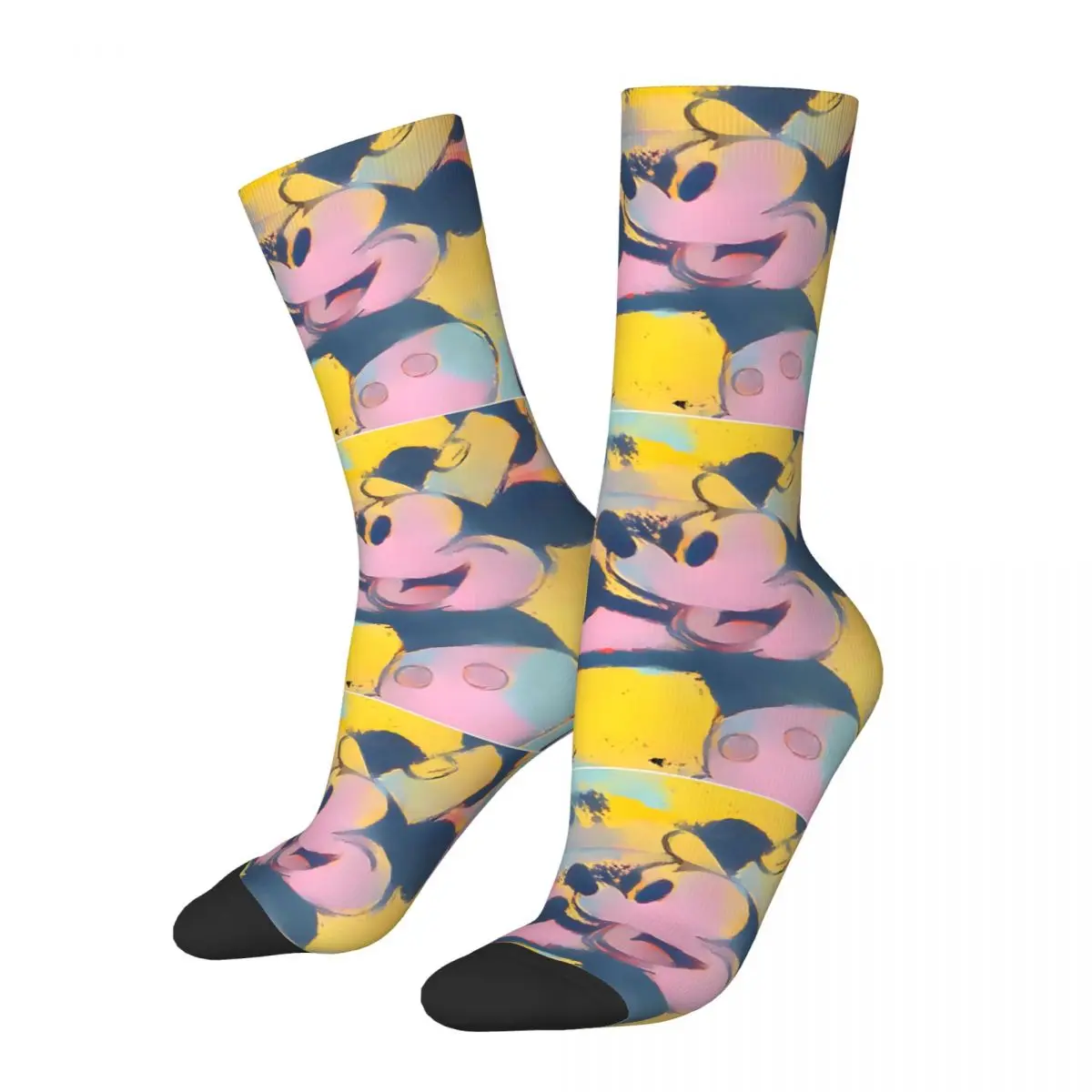 Мужские носки MINISO бесшовные с принтом Микки Мауса