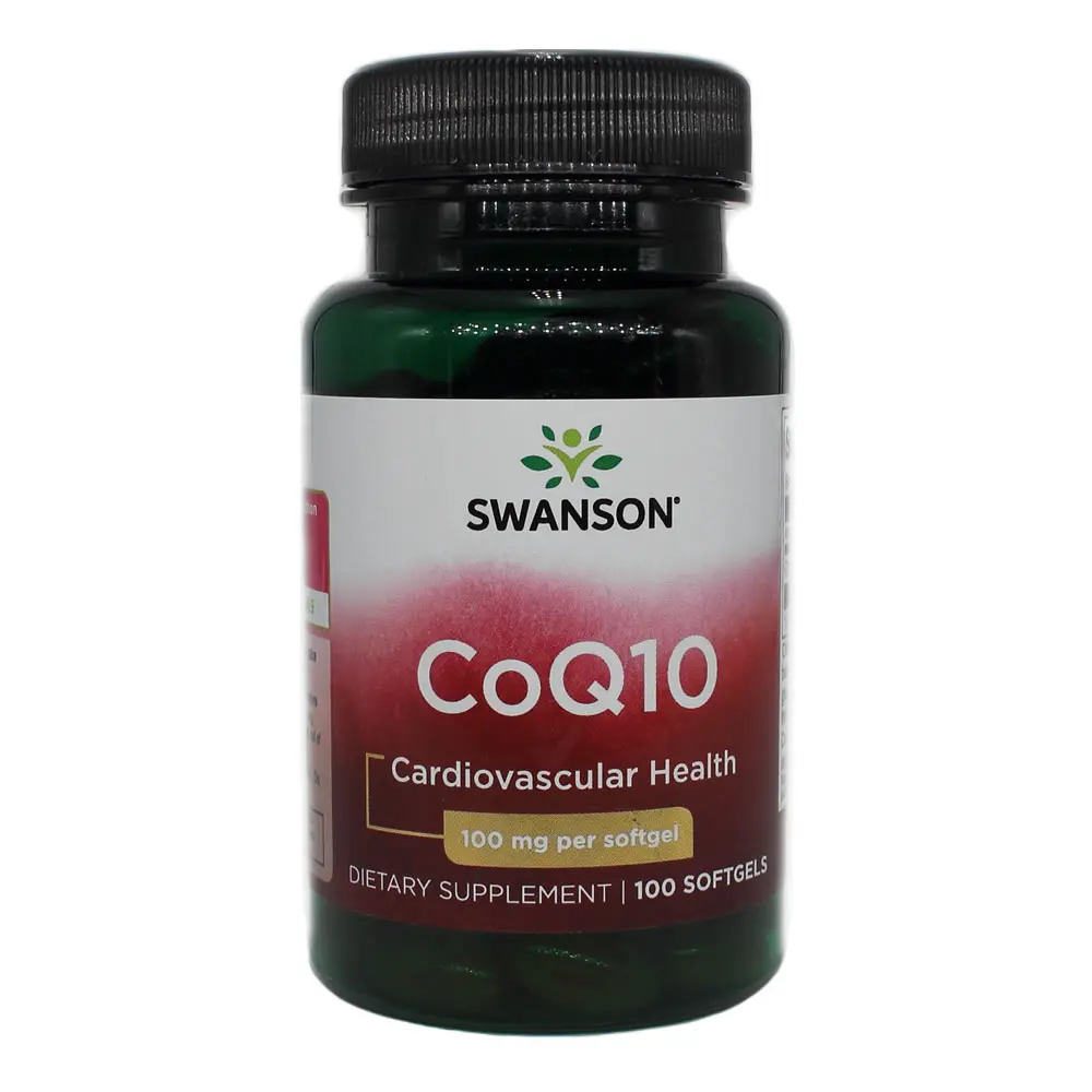 

Free Shipping Swanson Co Q10 cardiovascular health 100 mg per softgel 100 softgels