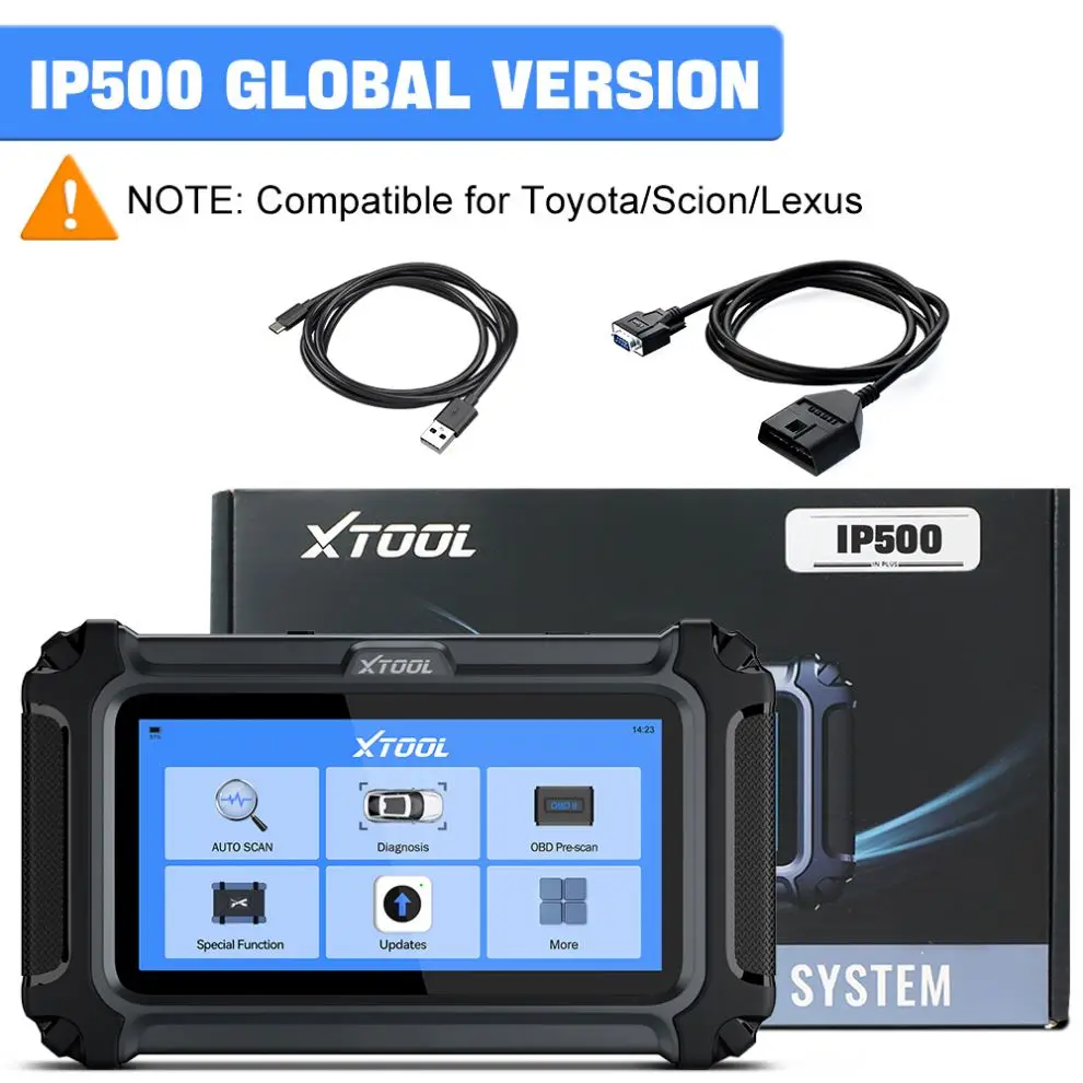 Фото Новый диагностический сканер IP500 TLS CAN FD Bi-Directional OBD2 для автомобилей Toyota/Lexus/Scion с 19+ сервисными функциями и считывателем кодов OBD2 №5