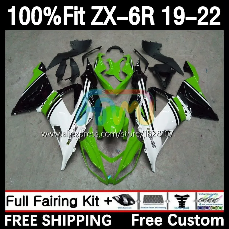 

OEM Fairing For KAWASAKI ZX 6R Green blk 6 R 636 ZX636 6No.138 ZX-6R ZX6R 19 20 21 22 ZX-636 2019 2020 2021 2022 Injection Body