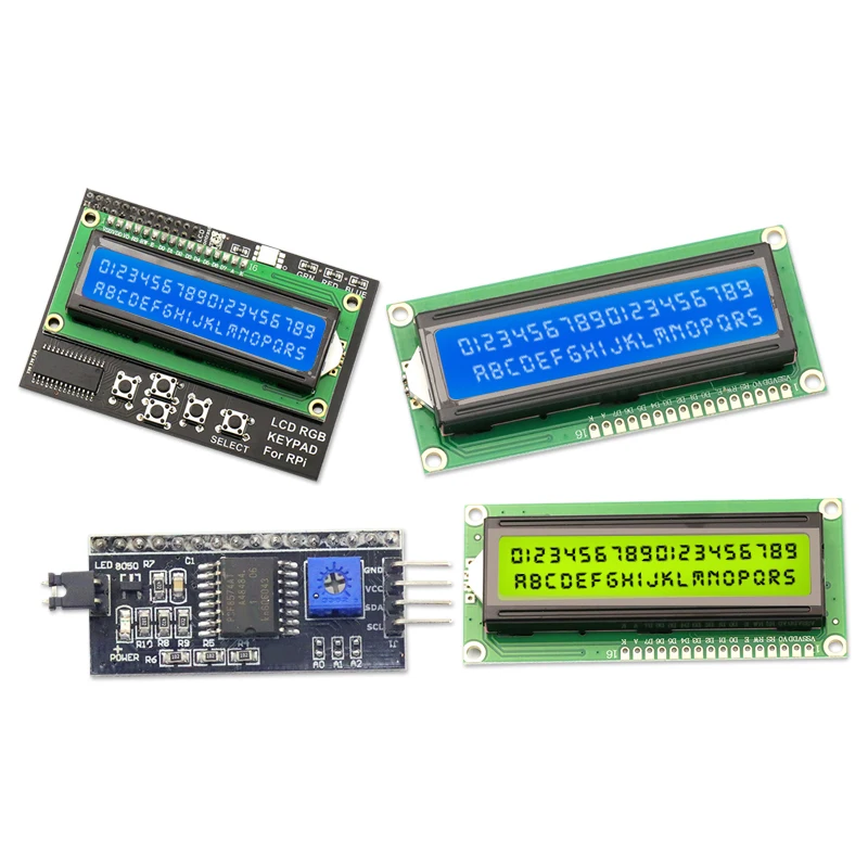 1 шт. ЖК-дисплей 1602 голубой экран с подсветкой 3 В 5 IIC/I2C интерфейс для Arduino |