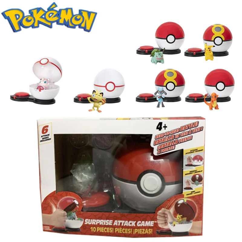 

Покемон разбивающий и переворачивающий мяч против детских игрушек маленький огонь Дракон мечта Пикачу Кукла игра анимационная модель