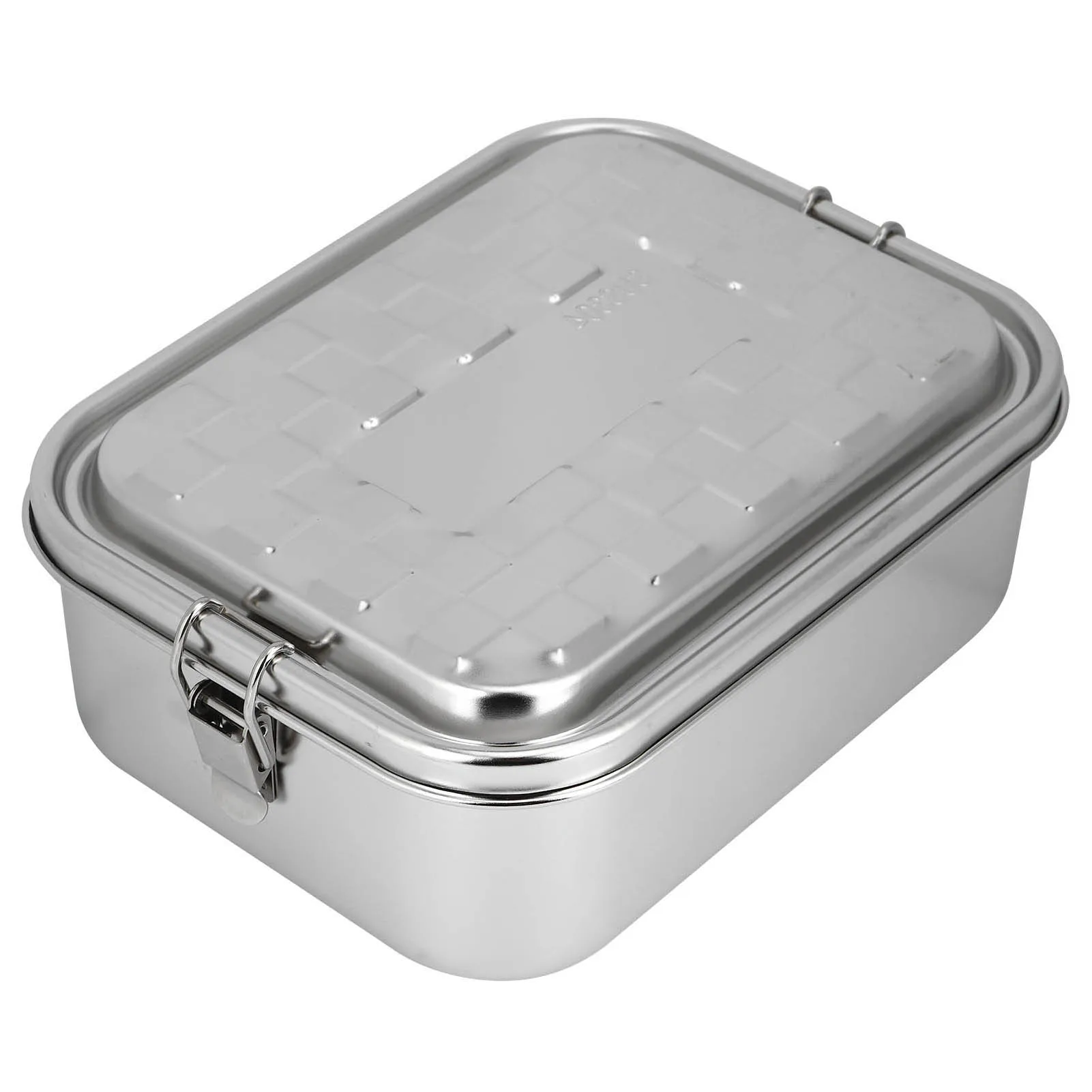 

Single Layer Lunch Box Food Bento Container Stainless Steel 304 Home Accessory for StudentsLarge
