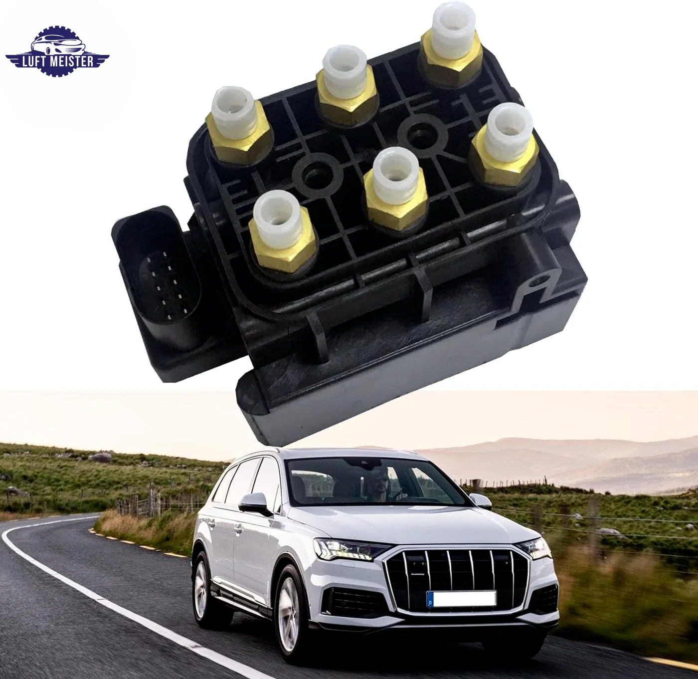 

7L0698014 пневматическая подвеска компрессора Соленоидный клапан блок для Audi Q7 Porsche Cayenne VW Touareg 7P0698014