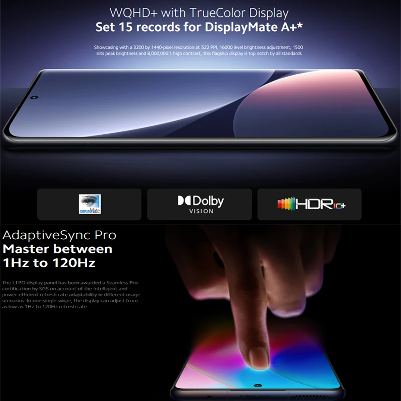 Global Version Xiaomi Mi 12 Pro Smartphone 5G Snapdragon 8 Gen 1 NFC 50MP Camera 120Hz Display 4600mAh Battery 120W Fast Charge