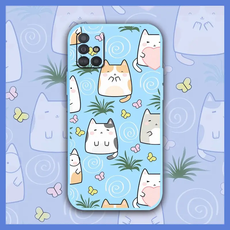 

Мультяшный простой чехол для телефона Samsung Galaxy A51/M40S, приятный на ощупь чехол для объектива