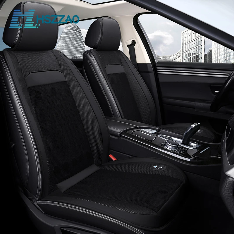 

12 В летняя крутая массажная подушка вентилятор выдувание прохладной вентиляции подушка для автомобильного сиденья охлаждающий жилет все а...