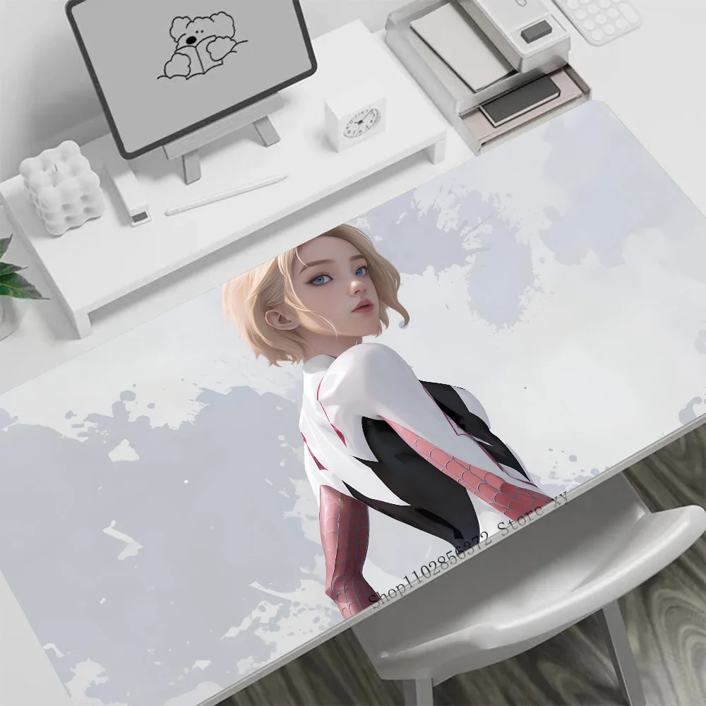 1pc hot superhero woman Gwen Stacy Non-slip Mouse Pad Suitable For Office Computers Laptops E-sports Game Desk Mats XXL Keyboard