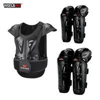 wosawe racing motocross body chect vest armor suit racing motorcycle protective armor adult moto knee elbow protection gear