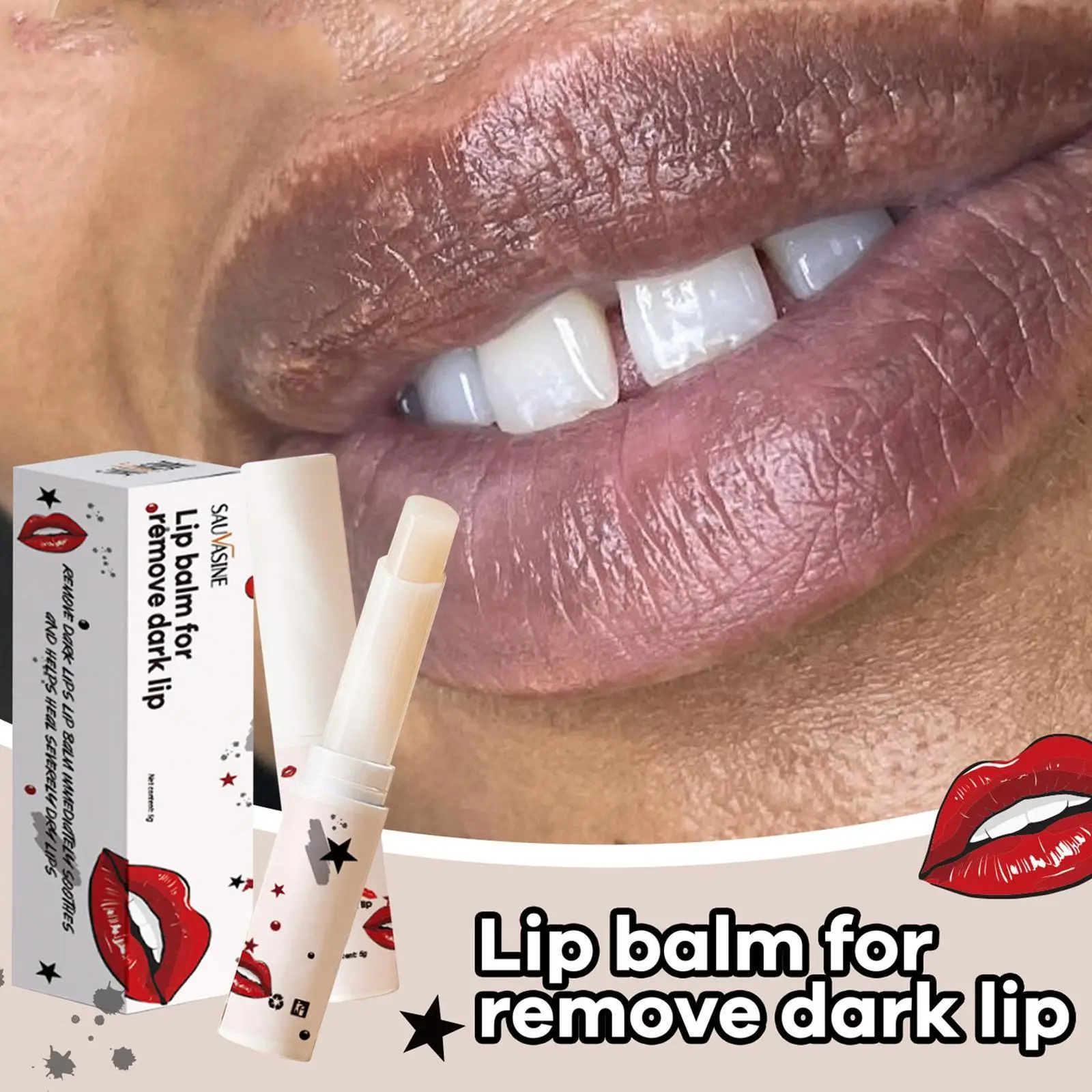 

Pure Natural Lip Whitening Lightening Bleaching Black on Care Uneven Darkness Lips Eliminate Balm Removal Treatment U3E5