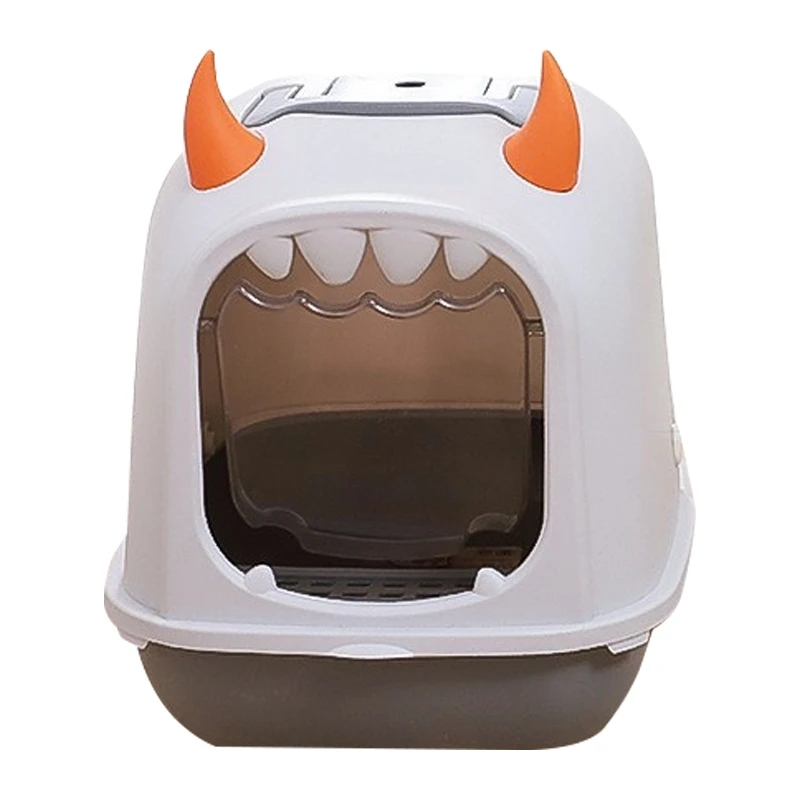 

Large Cat Litter Box Fully Enclosed Cats Toilet Flip Type Odor Proof And Splash Proof Cats Litter Basin