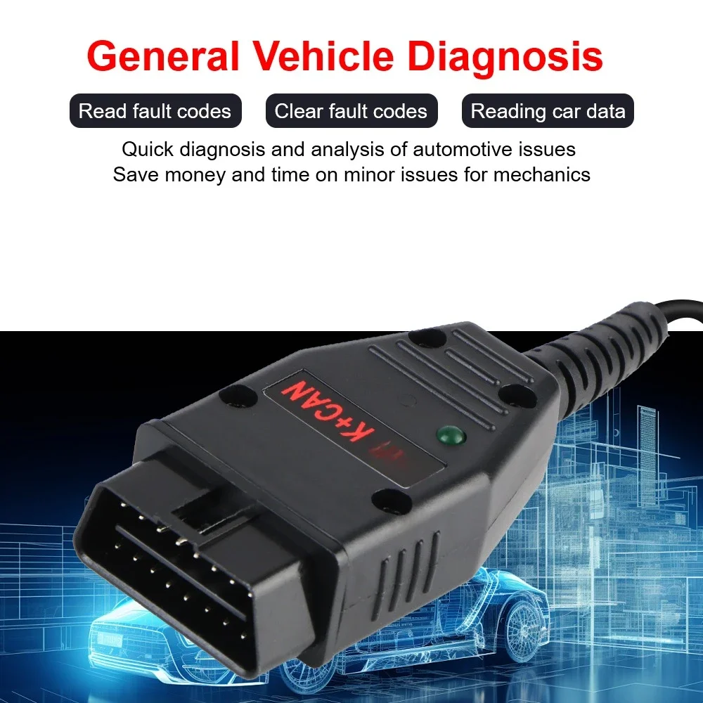 Фото НОВЫЙ автомобильный сканер для VAG K + CAN Commander 1.4 OBD2, автомобильные аксессуары с кабелем FT232RL PIC18F25K80 для диагностических инструментов V-W Audi №4