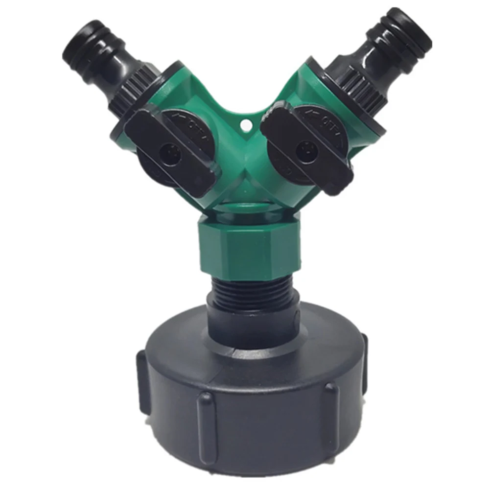 

Pipe Fittings IBC Adapter Water Outlet 2-way Valve Separate Control Water S60X6 Rainwater Tank Barrel Water Storage Rain Barrels
