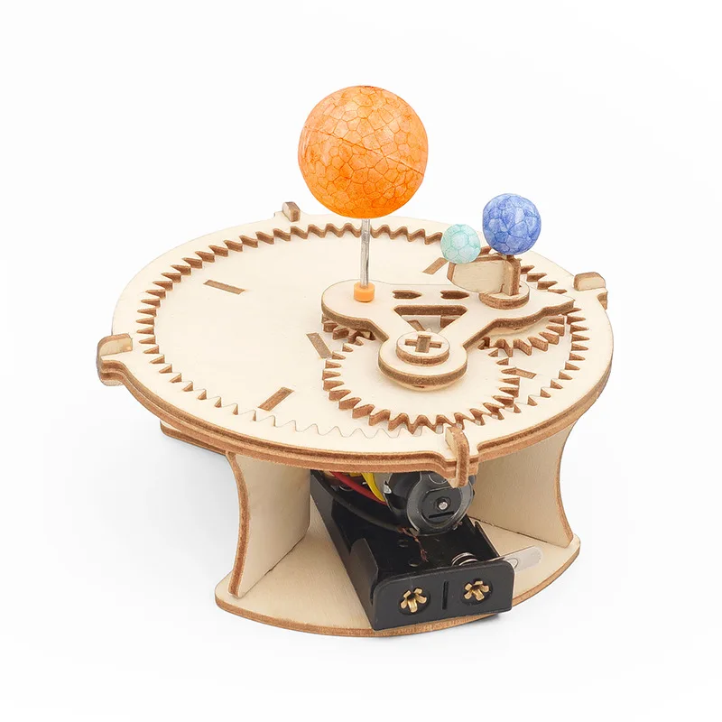 

DIY Science And Technology Small Production Earth Moon Day Three Ball Instrument Children's Assembly Puzzle Scientific Experime