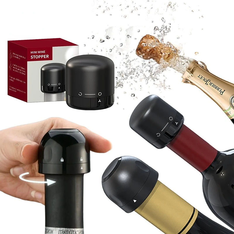 

Bar Wine Bottle Stopper Wine Bottle Plug Champagne Stoppers Bottle Cap Wine Stoppers for Bottles Wine Vacuum Pump Bottle Cap