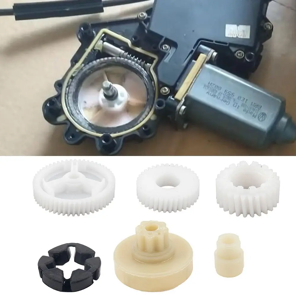 

6pcs/set Automobile Auto Tool Car Part Replacement Parts Window Glass Lifter Window Regulator Motor Gear Kit For Mazda