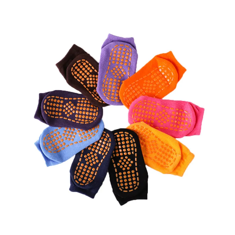 

Нескользящие Детские носки, мягкие дышащие удобные поглощающие пот носки с нескользящей Силиконовой основой для мальчиков и девочек 1-4 года