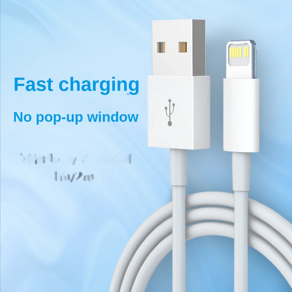 1M 2M USB Fast Charging Cable For iPhone 14 13 12 Pro 6S 6 7 8 Plus Pro 12 Pro XS Max X XR Phone Cable Fast Data Charger cable