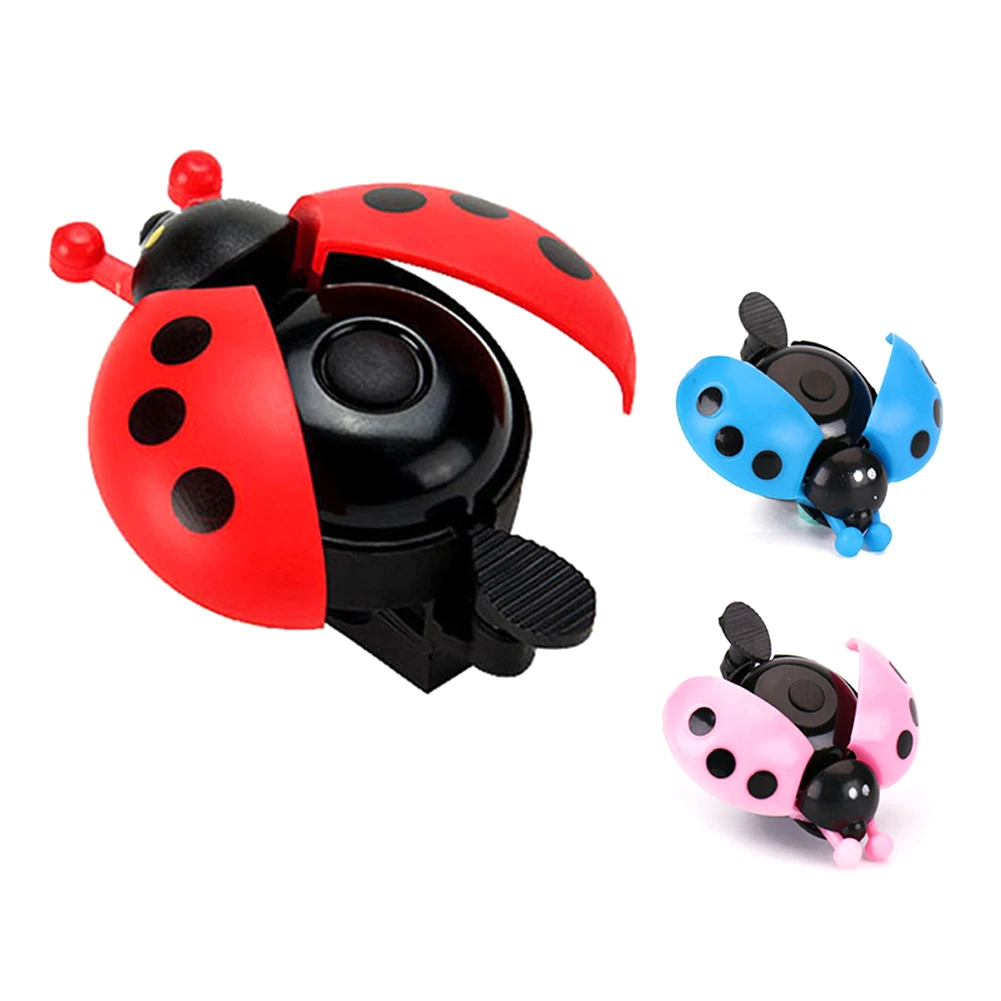 

Aluminum Alloy Bicycle Bell Ring Lovely Kid Beetle Mini Cartoon Ladybug Ring Bell For Cycling Bike Bell Ride Horn Alarm