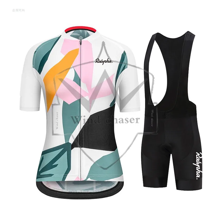 

2022 New summer woman Cycling Jersey Set Maillot Ropa Ciclismo Racing Bicycle Clothing woman Mountain Bike Clothes Raphaful