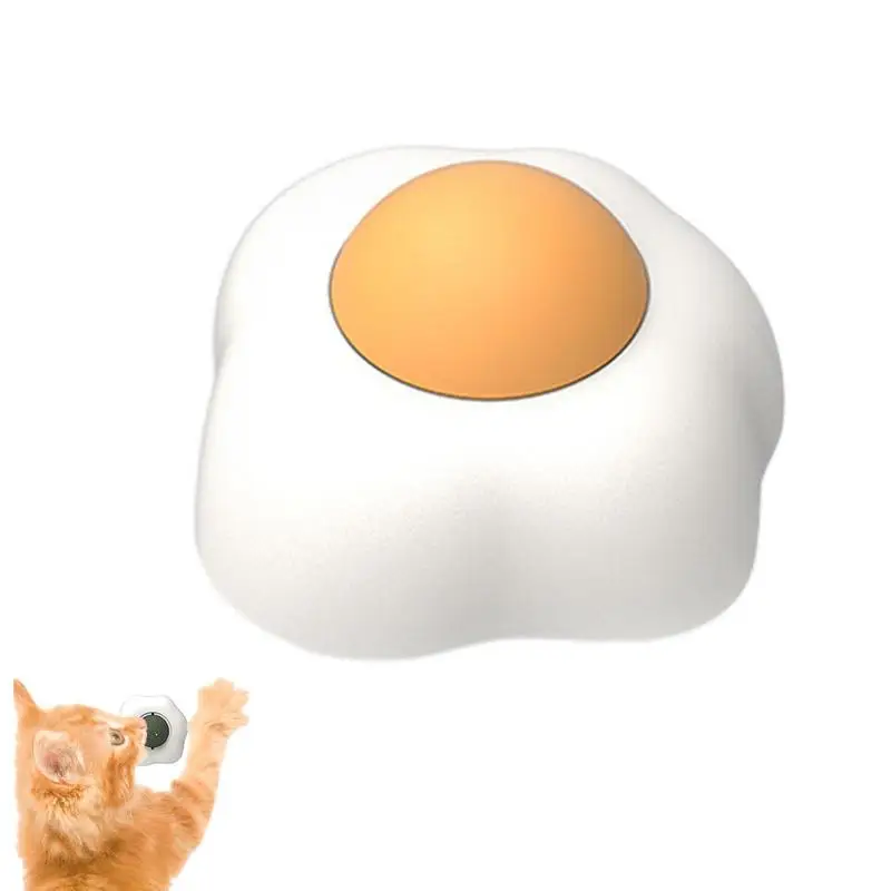 

Catnip Wall Toys Fried Egg Shape Wall Catnip Roller For Cat Licking Rotating Kitten Edible Toys For Cats Lick Safe Healthy Cat