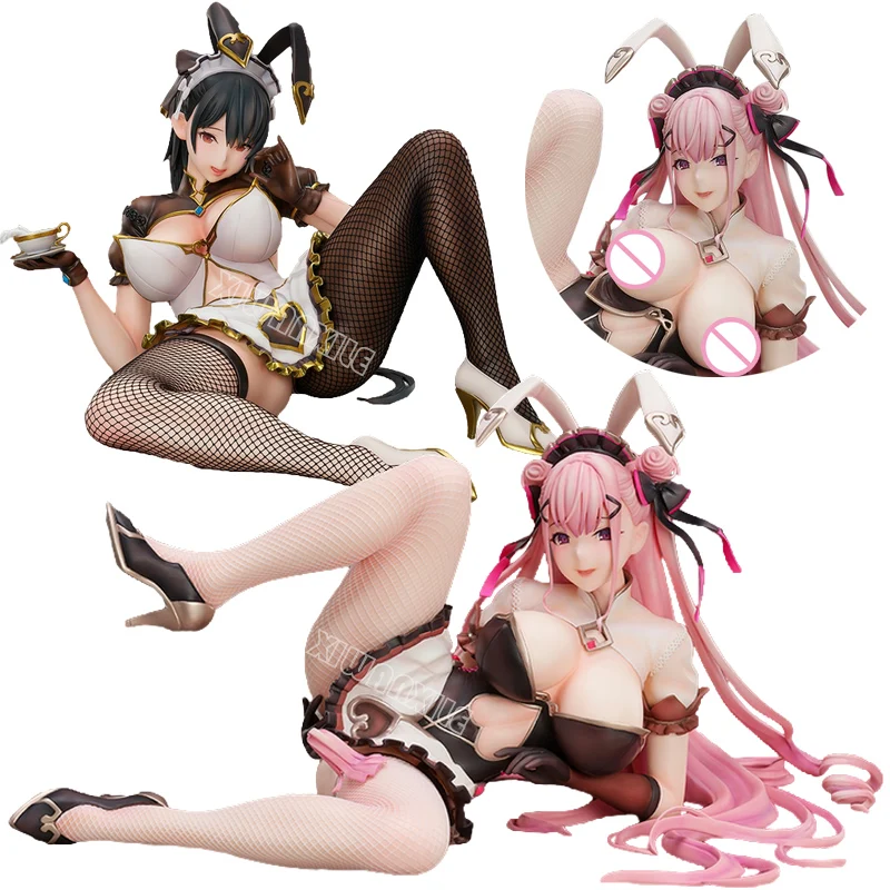 

18cm Bunny Maid Lucie Hentaii Anime Figure Native BINDing Momi Lucy Sexy Action Figure Maid Hotaru Bunny Girl Adult Doll Toys