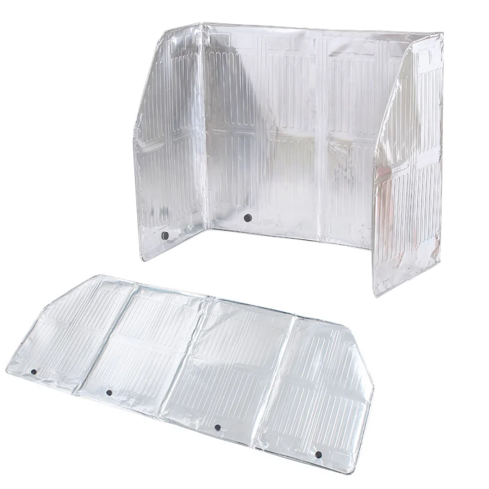 Guard Splatter Oil Stove Shieldwall Aluminum Foil Kitchen Grease Anti Frying Screen Board Pancooking Gas Protector Proof Folding
