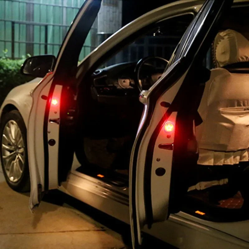 

2 шт. магнитный беспроводной 5 светодиодный предупреждающий светильник для предотвращения столкновений с открытой дверью для Hyundai ix35 iX45 iX25 i20 i30 Sonata, Verna, Solaris