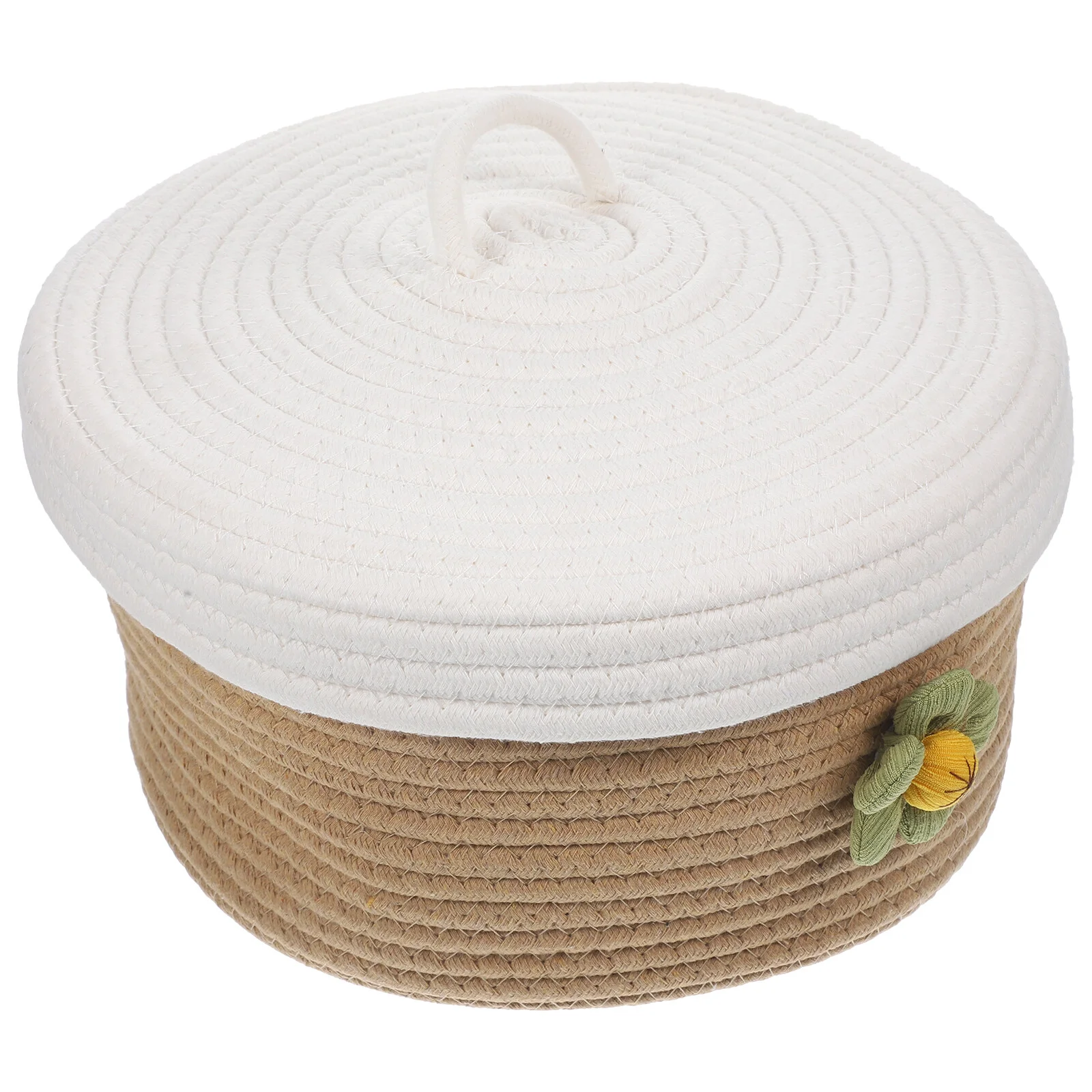 

Basket Rope Woven Cotton Storage Bins Baskets Toy Laundry Organizer Hamper Jute Organizing Home Trays Snack Bowl Nursery Paper