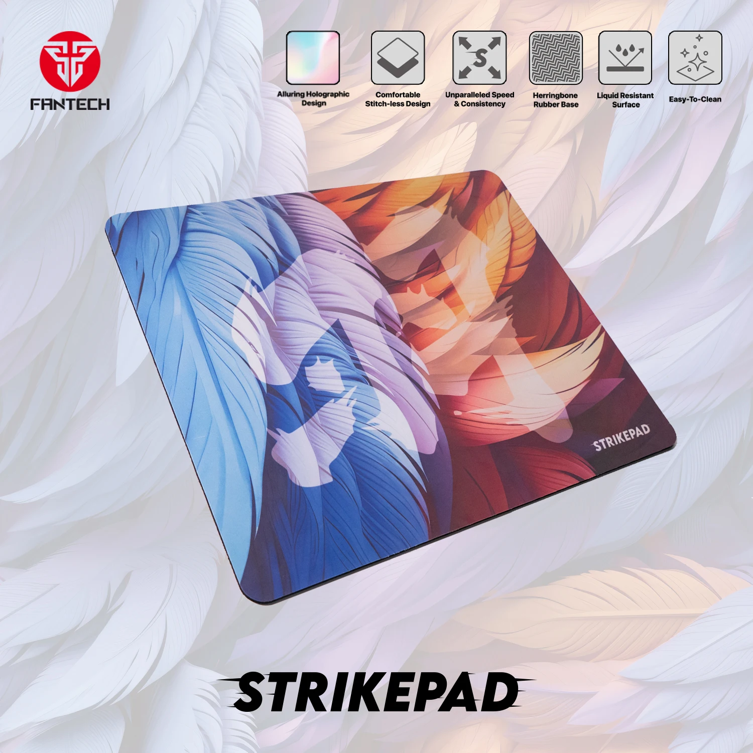 Фото wa podkładka pod mysz FANTECH Strikepad do gier bez blokady krawędzi 490x420x3mm lub 900x400x3mm wodoodporna prędkość podkładka pod mysz podkładka na biurko №1