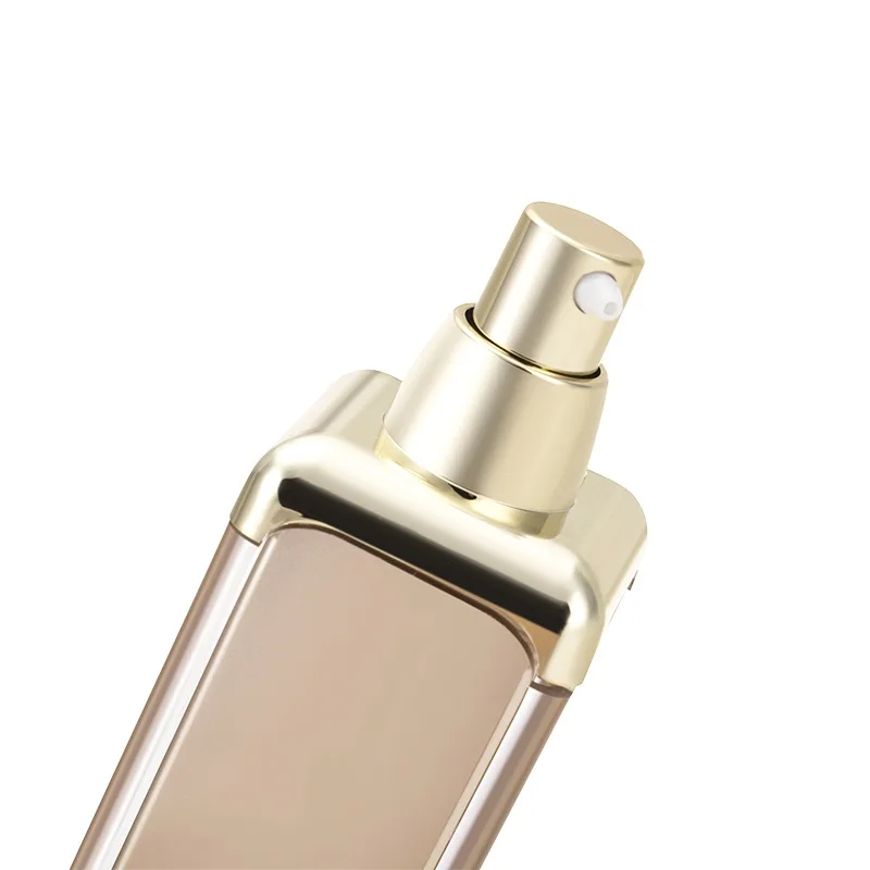 30 мл жемчужно-белый/золотистый квадратный образец для