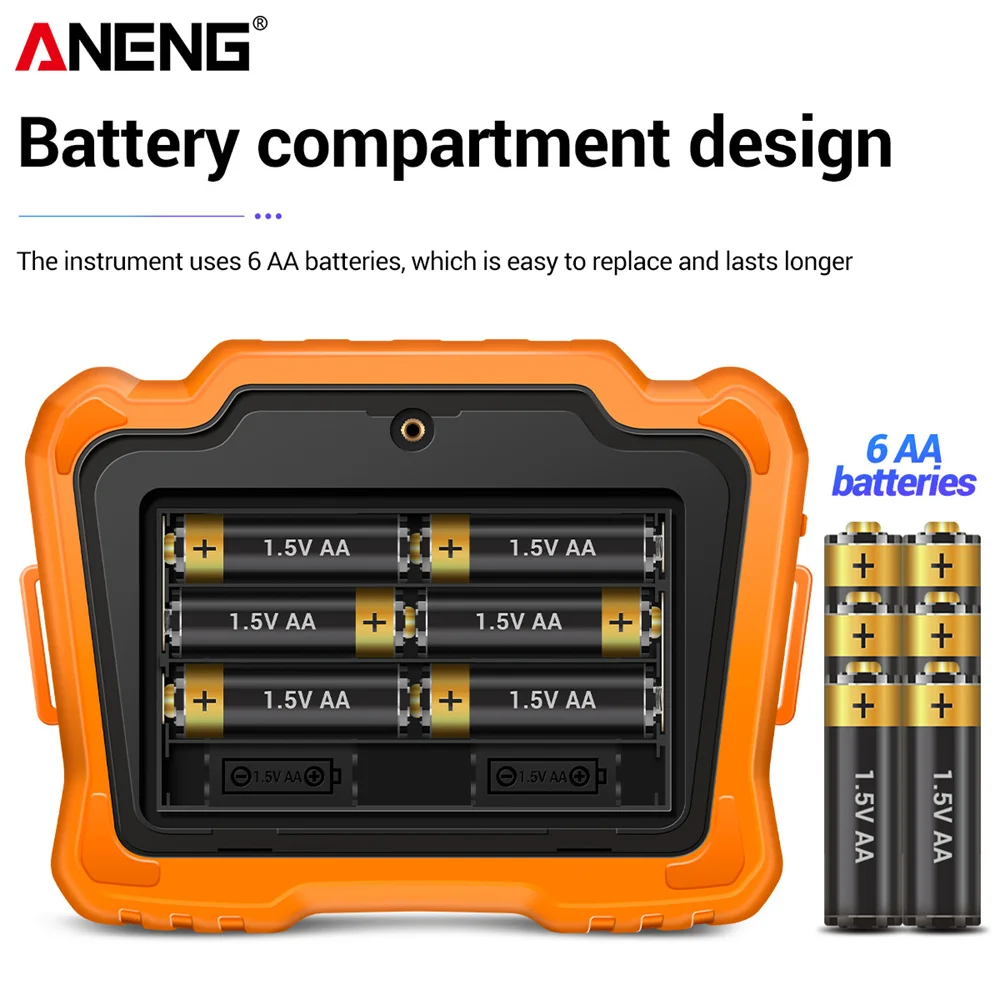 Цифровой Мегаомметр ANENG MH10 изоляционный Измеритель сопротивления заземления