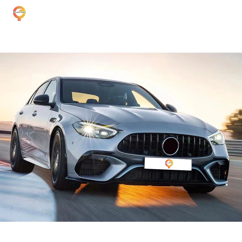 Обновление Mercedes C class W206 до решетки бампера C63 подтяжка лица Комплект кузова для