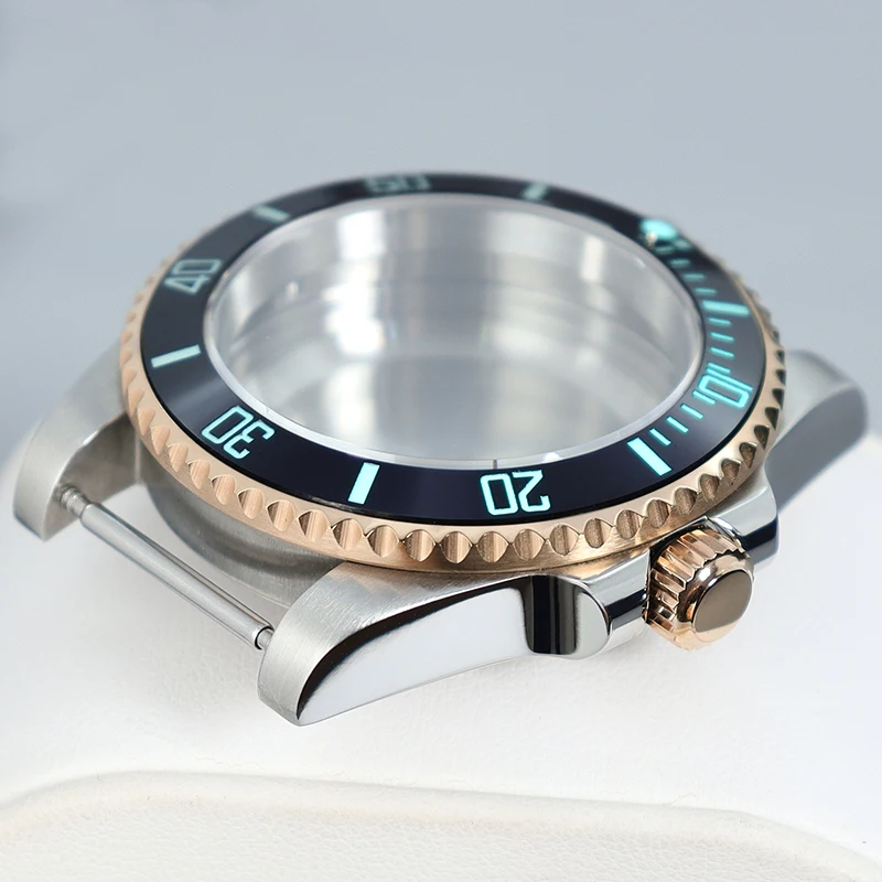 Женские часы с сапфировым стеклом серебристые розовые золотистые 40 мм подходит