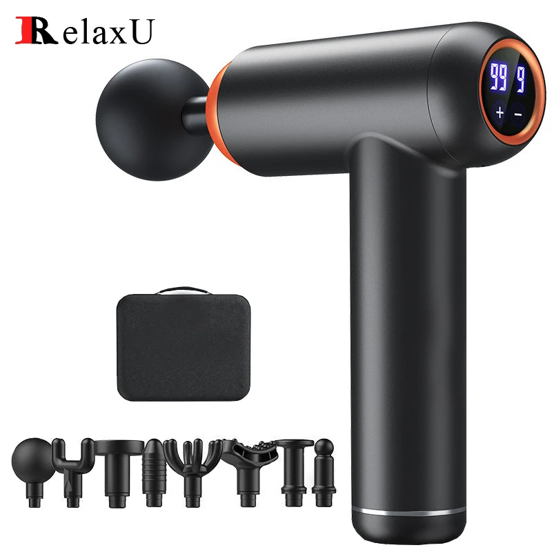 Пистолет-вибропистолет многоскоростной для массажа всего тела