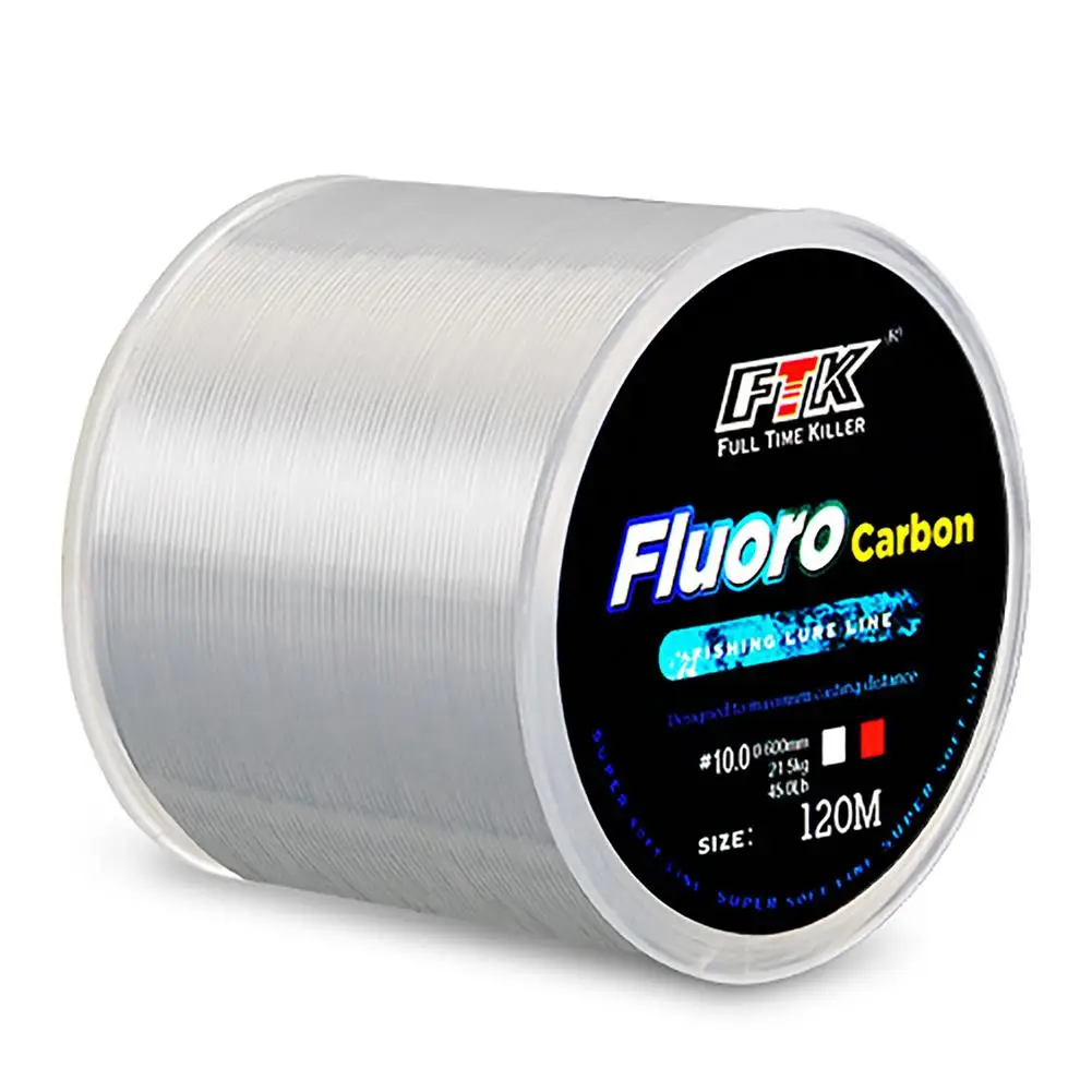 

Carbon Fiber Fishing Line 120m Fish Wire 4.13-34.32lb Multicolor Super Strong Abrasion Resistant Lure Fishing Line